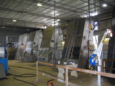 Wastewater Screens in Headworks Building